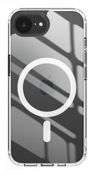 nevox StyleShell SHOCKFlex MS Backcover – für Apple iPhone 16e, MagSafe, TPU, Transparent