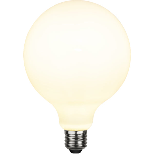 Star Trading LED-Leuchtmittel E27 Globe (G125) – Warmweiss 2700 K, 800 lm, 7,5 W – Transparent