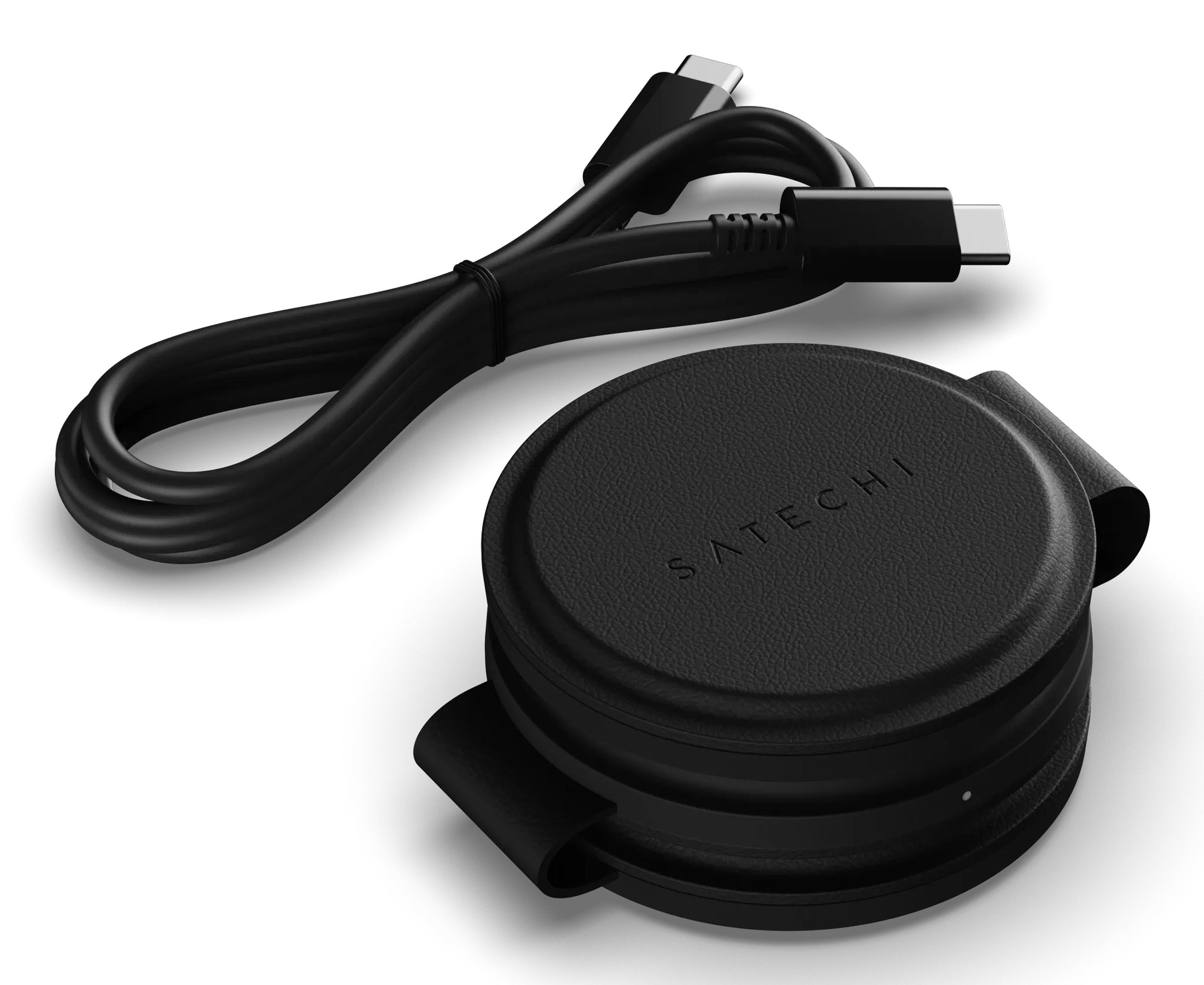 Satechi 3-in-1 Ladeständer – MagSafe-kompatibel – 15 W – für Smartphone/Smartwatch/Kopfhörer – Schwarz