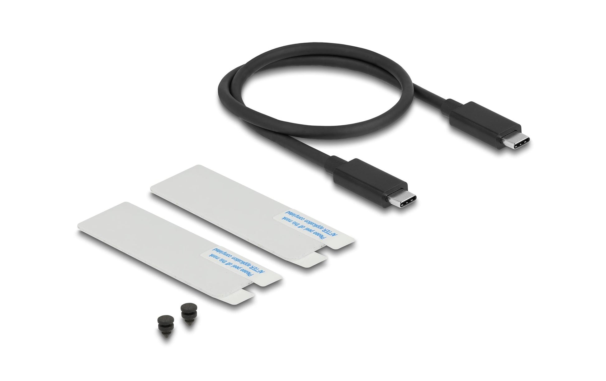 DeLOCK USB4 40 Gbit/s Gehäuse – 1-Bay Desktop SSD-Gehäuse – für M.2 80 mm NVMe