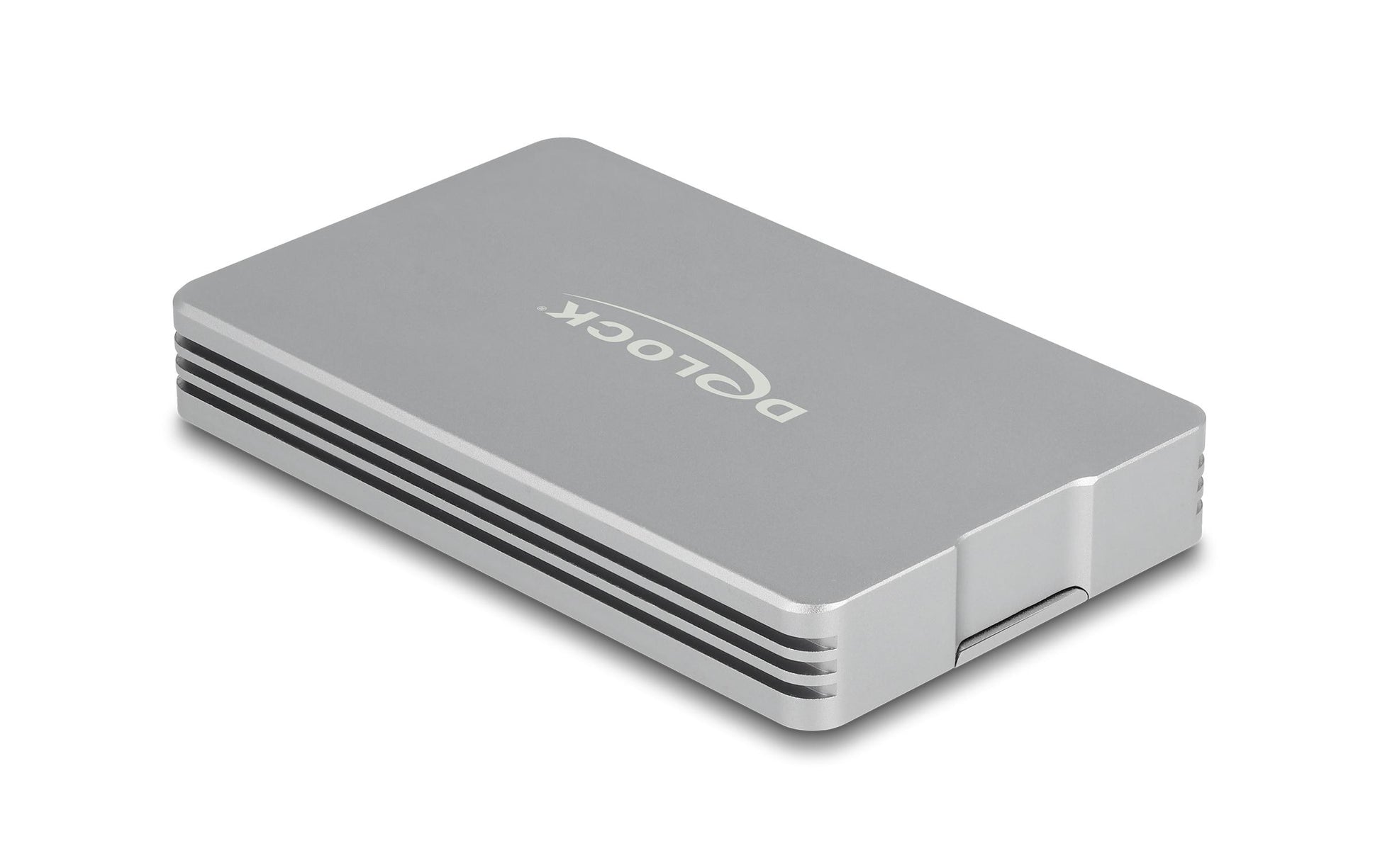 DeLOCK USB4 40 Gbit/s Gehäuse – 1-Bay Desktop SSD-Gehäuse – für M.2 80 mm NVMe