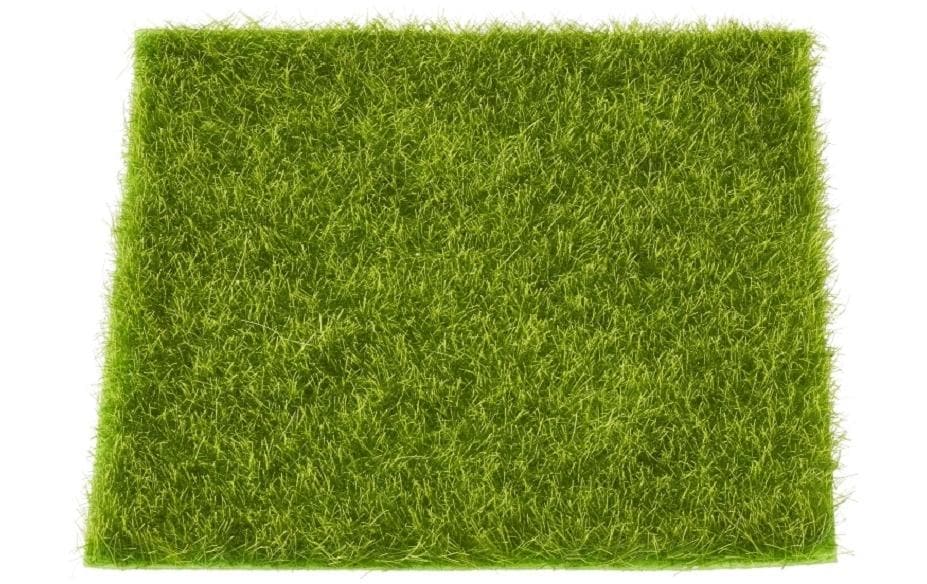 HobbyFun Grasmatte, Filz, Grün, 14 × 14 cm