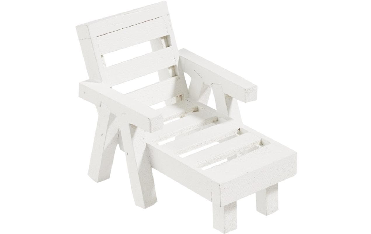 HobbyFun Mini-Möbel Liege, 1 Stk, 5,5 × 5 × 8 cm