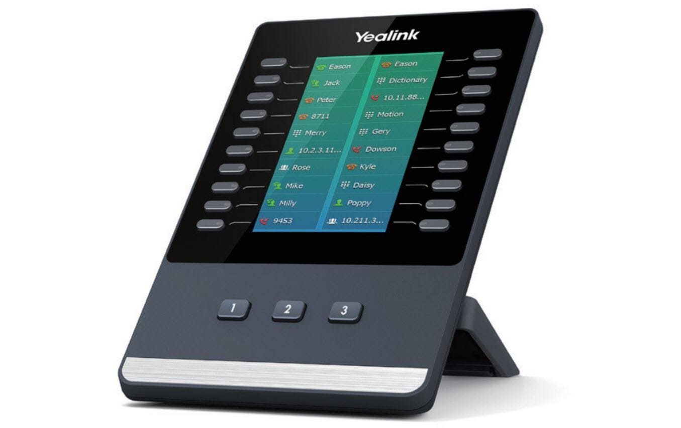 Yealink EXP50 – Erweiterungsmodul, 23 Tasten, für SIP-T58V, SIP-T58A, SIP-T56A und mehr
