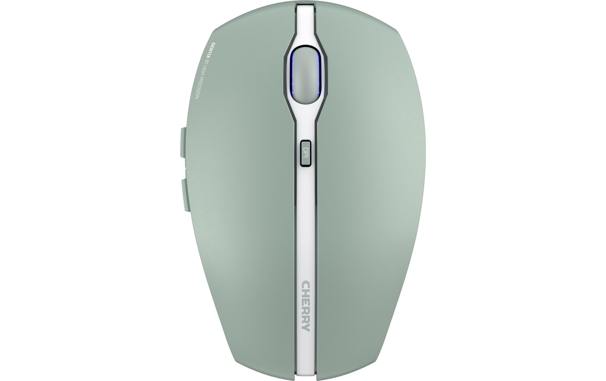 CHERRY Gentix BT – Gaming-Maus – Kabellos (Bluetooth), 2000 DPI, beidhändig, Grün
