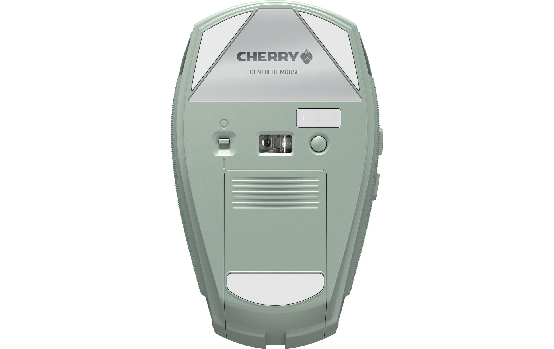 CHERRY Gentix BT – Gaming-Maus – Kabellos (Bluetooth), 2000 DPI, beidhändig, Grün