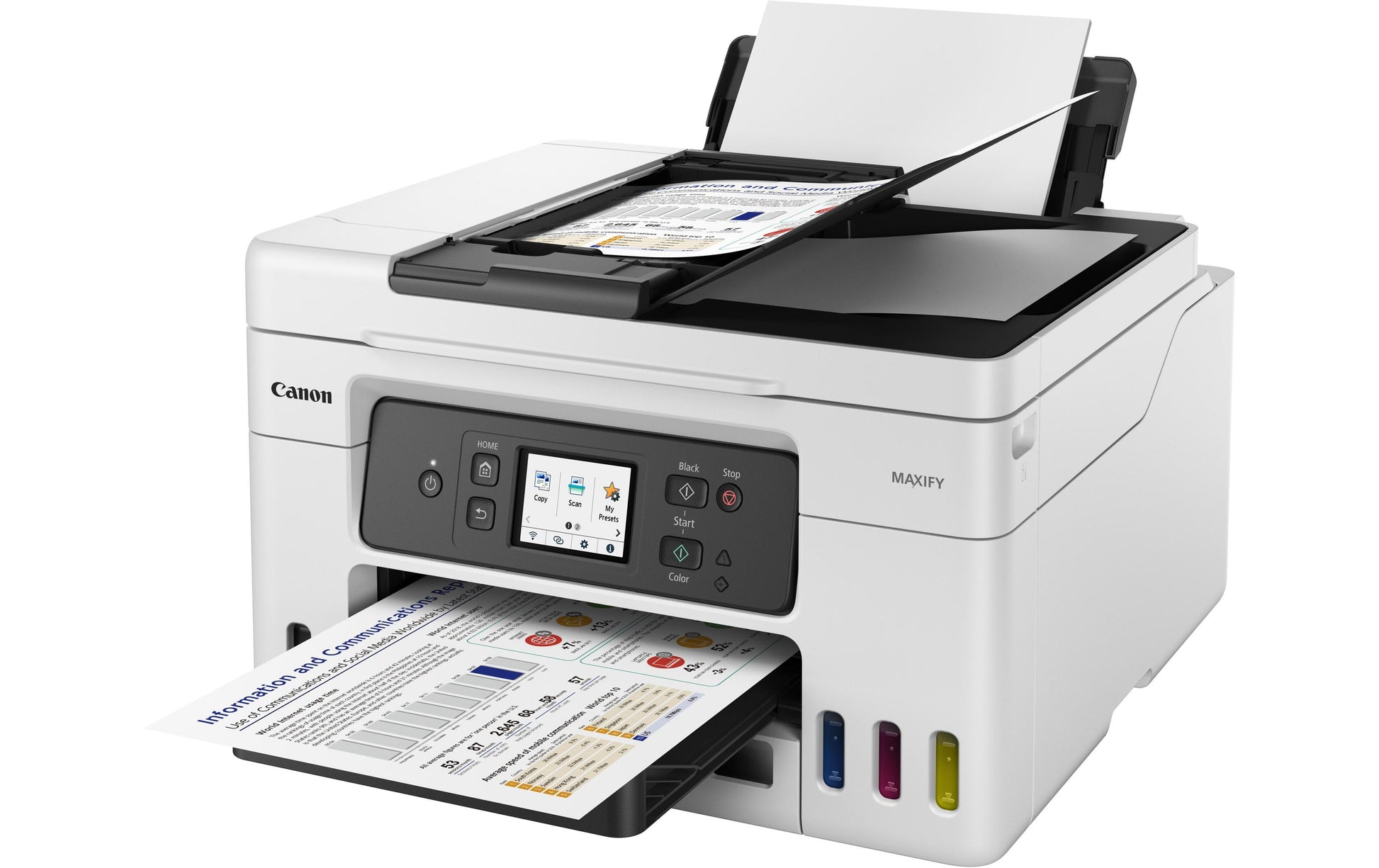 Canon MAXIFY GX4050 – Farbiges Tintenstrahl-MFP A4, 4-in-1 – WLAN