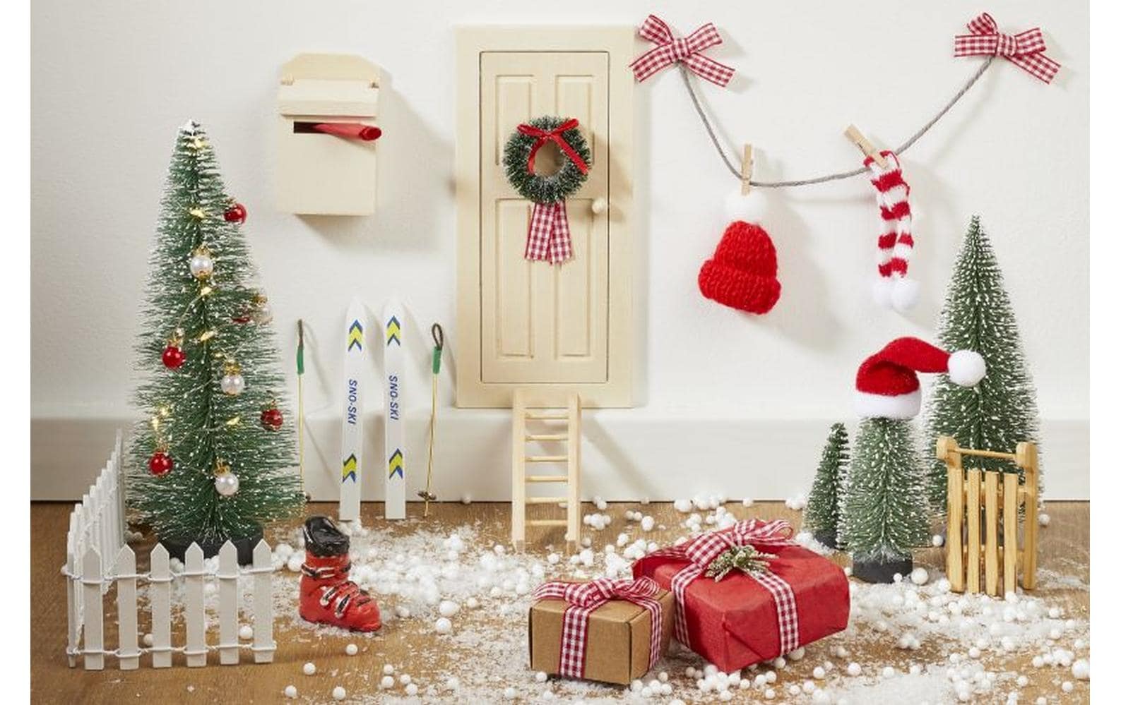 HobbyFun Holzrohling Tannenbaum, 1 Stk, 15 cm