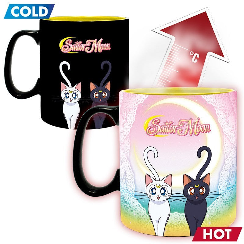 ABYstyle Kaffeetasse – 460 ml, Keramik, Mehrfarbig, Thermoeffekt