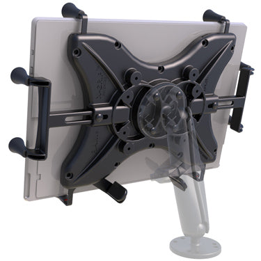 RAM Mounts X-GRIP Tablet-Tischhalterung für 12–13" Tablets – Aluminium/Edelstahl – Schwarz