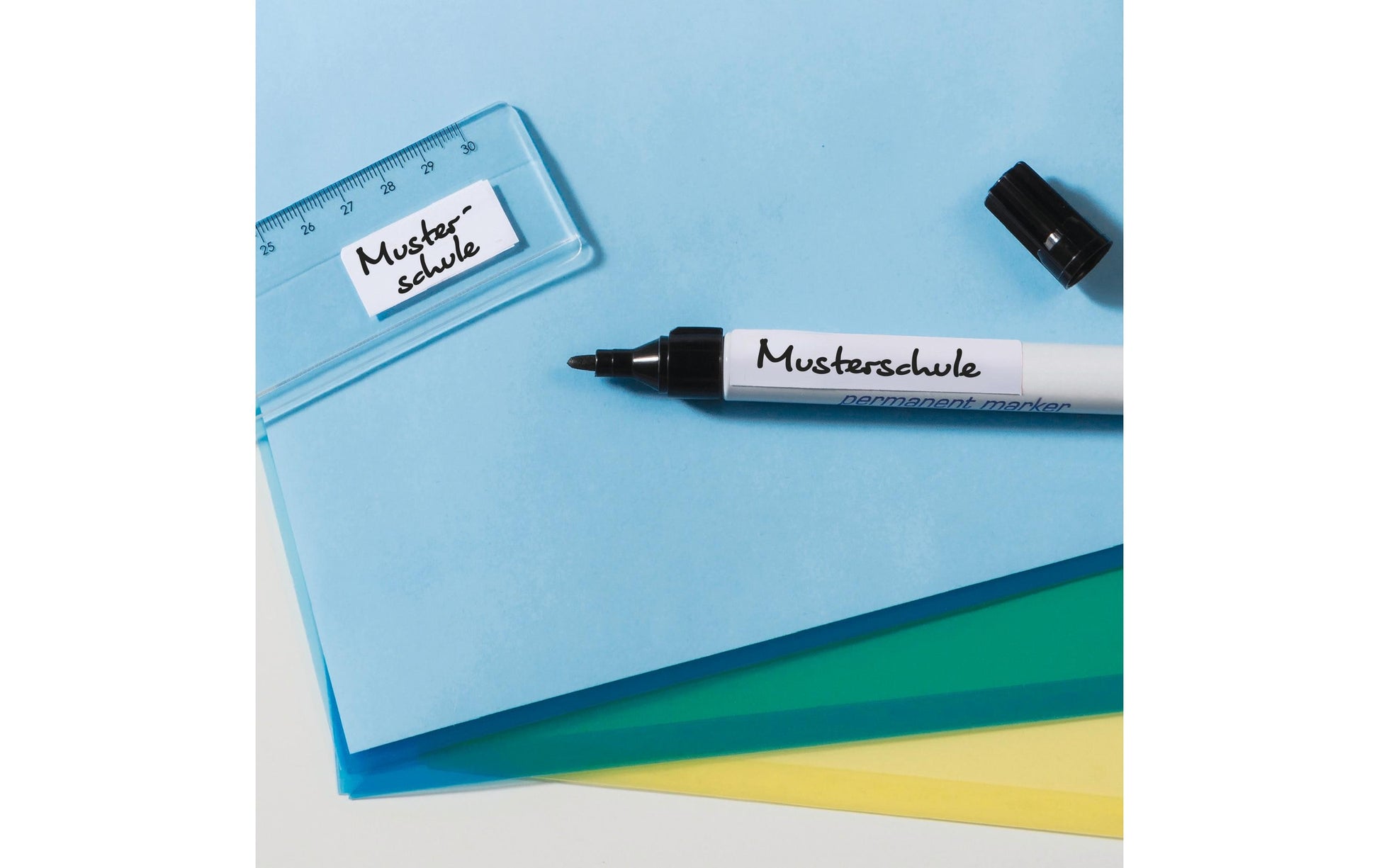 Avery Zweckform Haftetiketten – rechteckig 18 × 12 mm, permanent, weiss, Papier, 6 Blatt (216 Stk.)