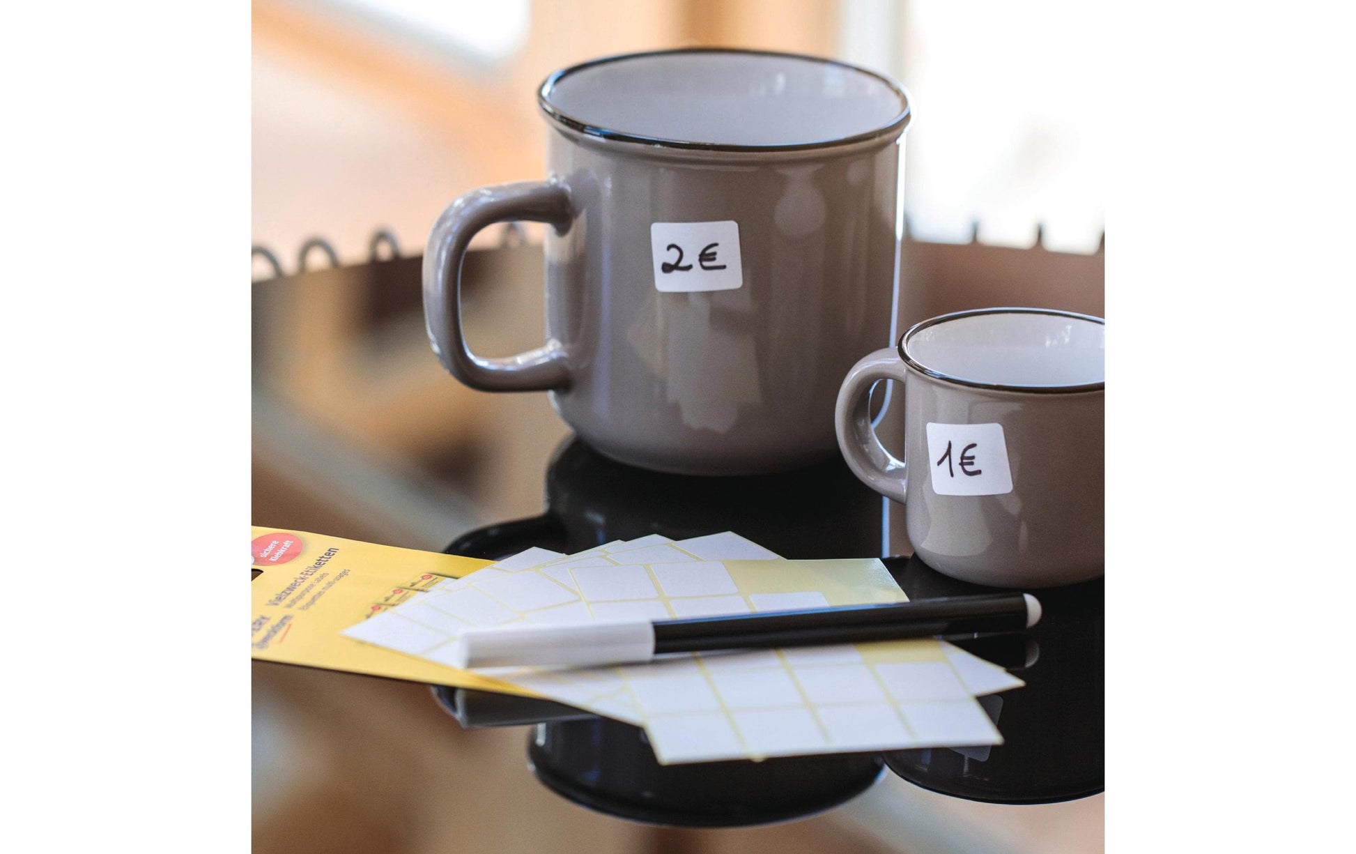 Avery Zweckform Haftetiketten – rechteckig 22 × 18 mm, permanent, weiss, 6 Blatt (120 Stk.)