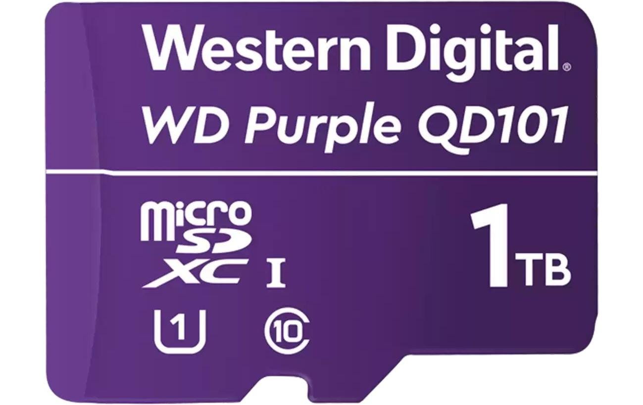 Western Digital Purple SC QD101 Speichergerät – 1 TB, MicroSDXC UHS‑I, Klasse U1