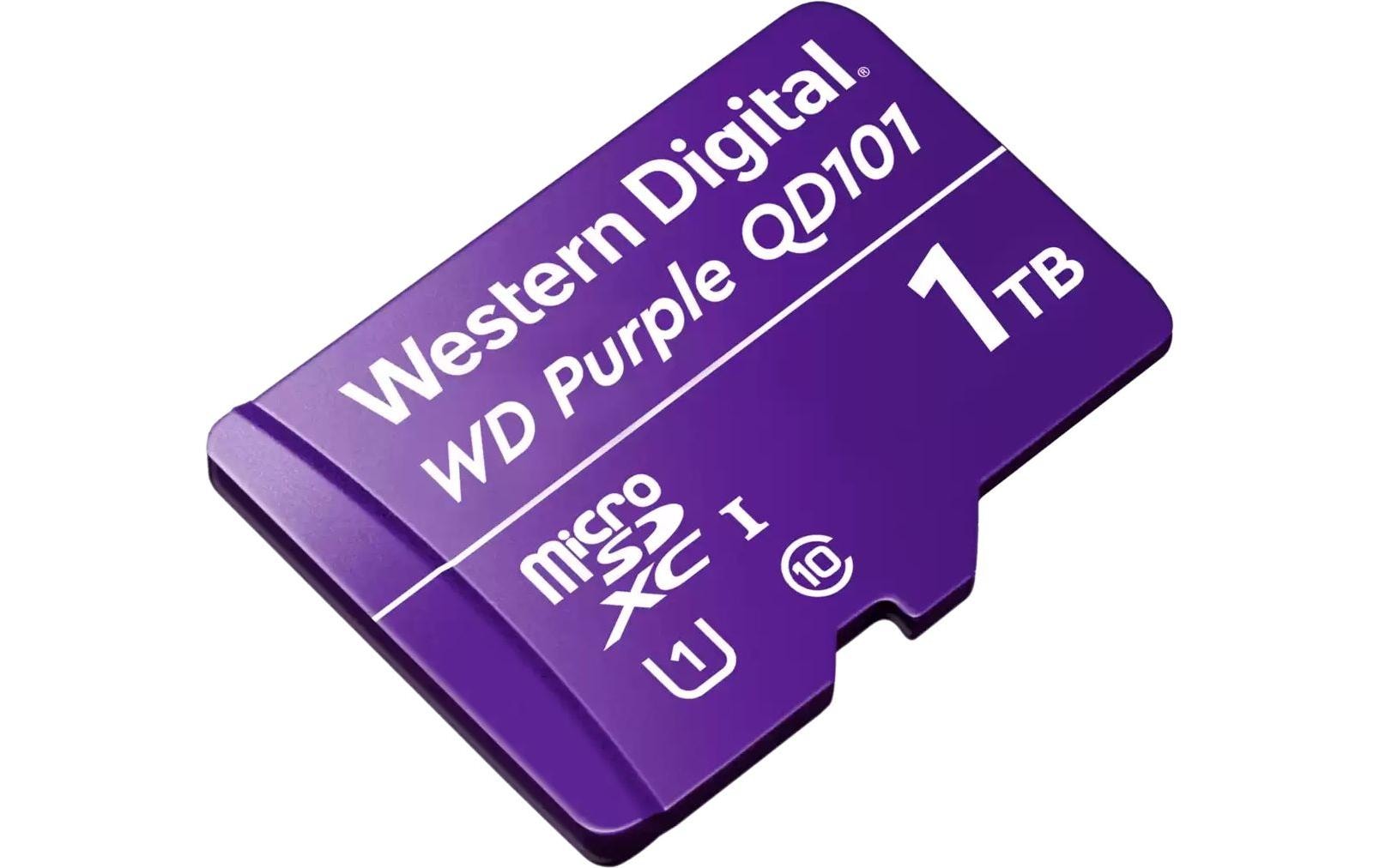 Western Digital Purple SC QD101 Speichergerät – 1 TB, MicroSDXC UHS‑I, Klasse U1