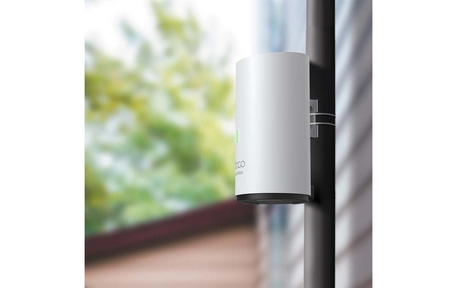 TP-Link Deco X50-Outdoor – Access Point – Wi-Fi 6 (2,4/5 GHz), 3,0 Gbit/s, 2×GbE, PoE