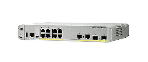 Cisco Catalyst 3560-CX WS-C3560CX-8PT-S – Managed Switch – 8× 1G, PoE+, PoE-Budget 180 W