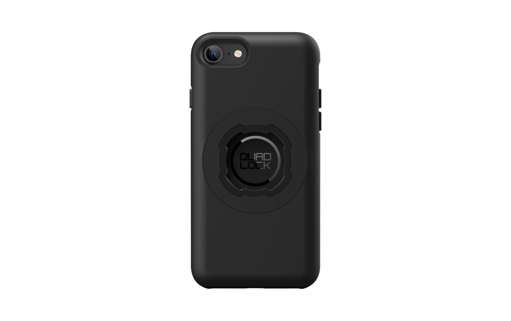 Quad Lock MAG Case – Backcover – für Apple iPhone SE (3. Gen./2. Gen.), PC+TPU+Mikrofaser, Schwarz