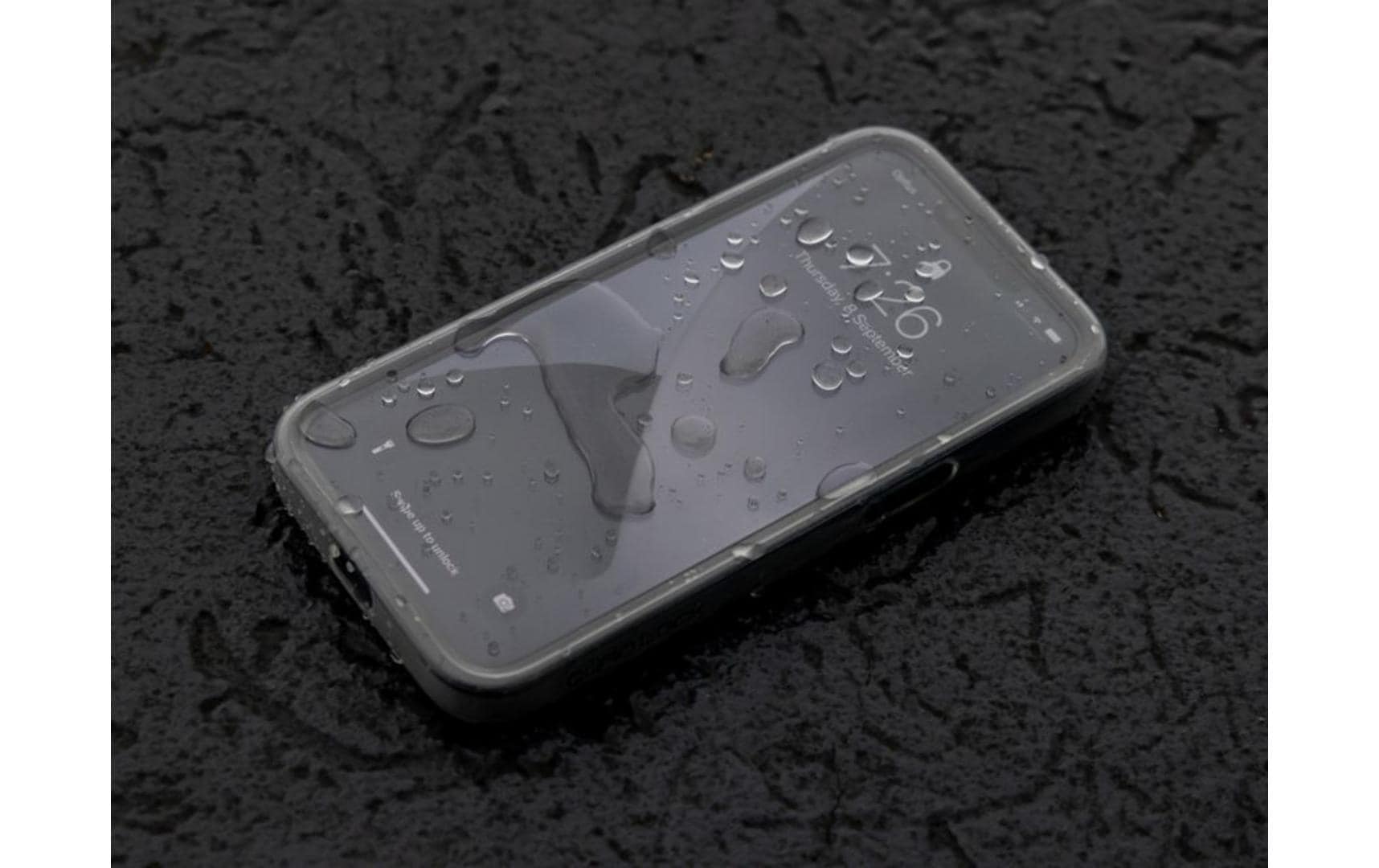 Quad Lock Poncho – Backcover – für Apple iPhone 14 Pro, TPU, Transparent