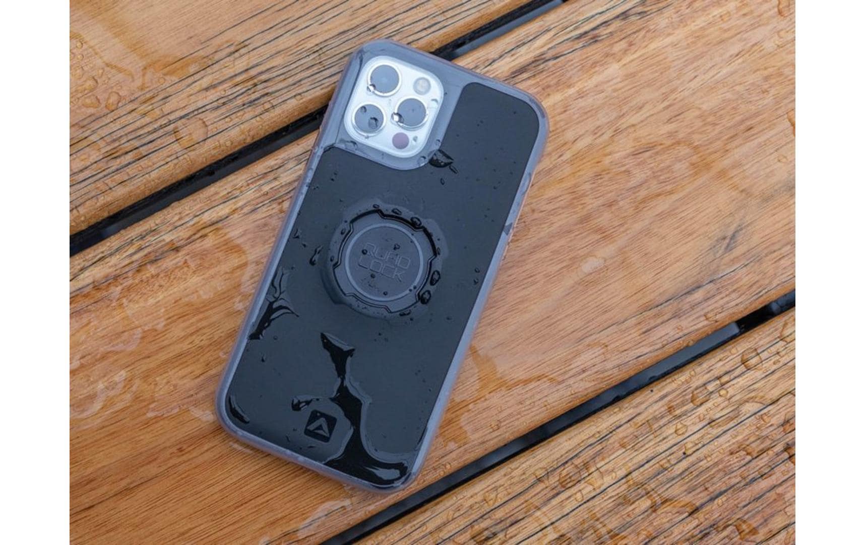 Quad Lock MAG Poncho Backcover – für Apple iPhone 14 Plus, TPU, Transparent, wasserfest