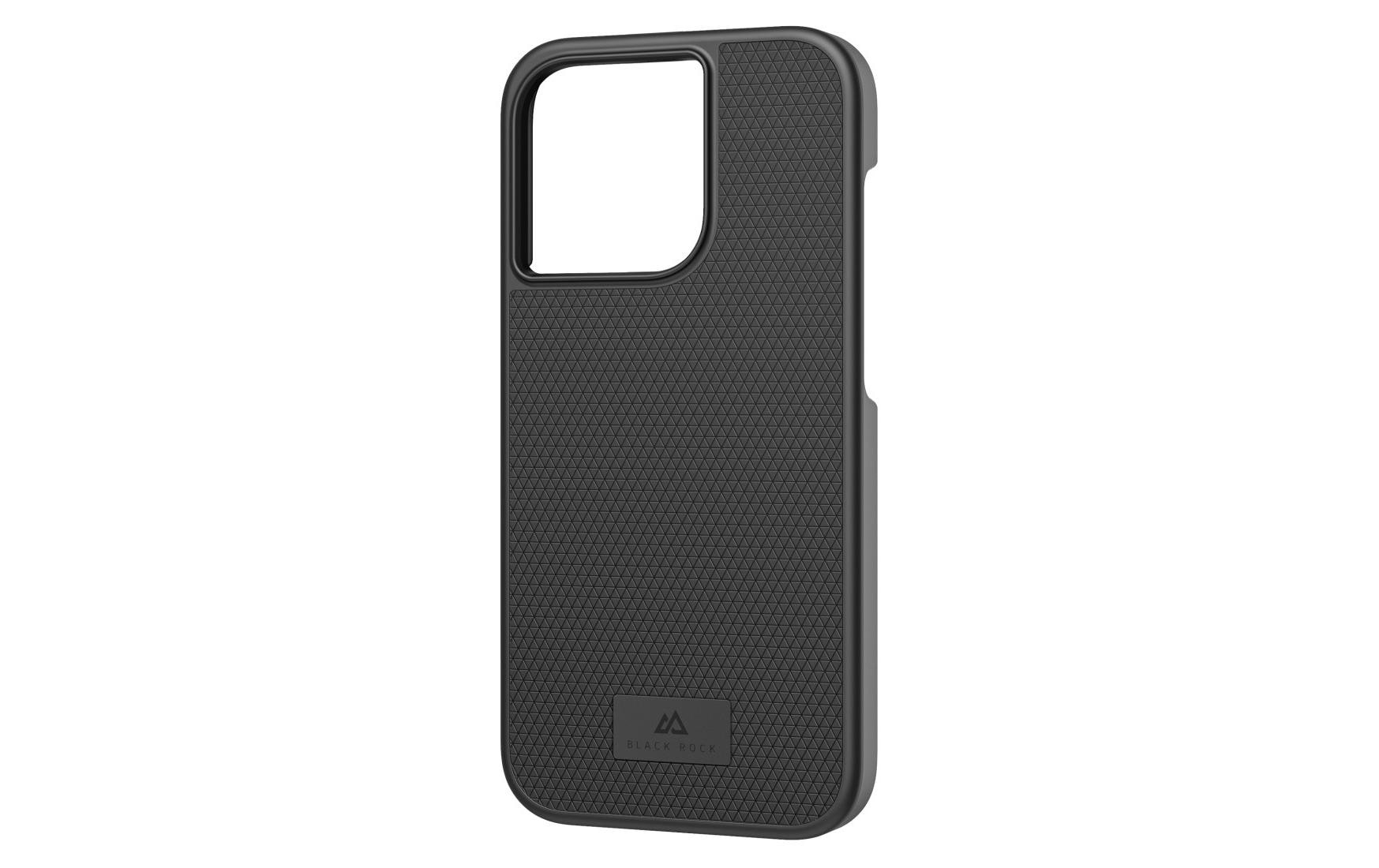 Black Rock Booklet-Hülle – für Apple iPhone 14 Pro – schwarz – mit Kartenfach