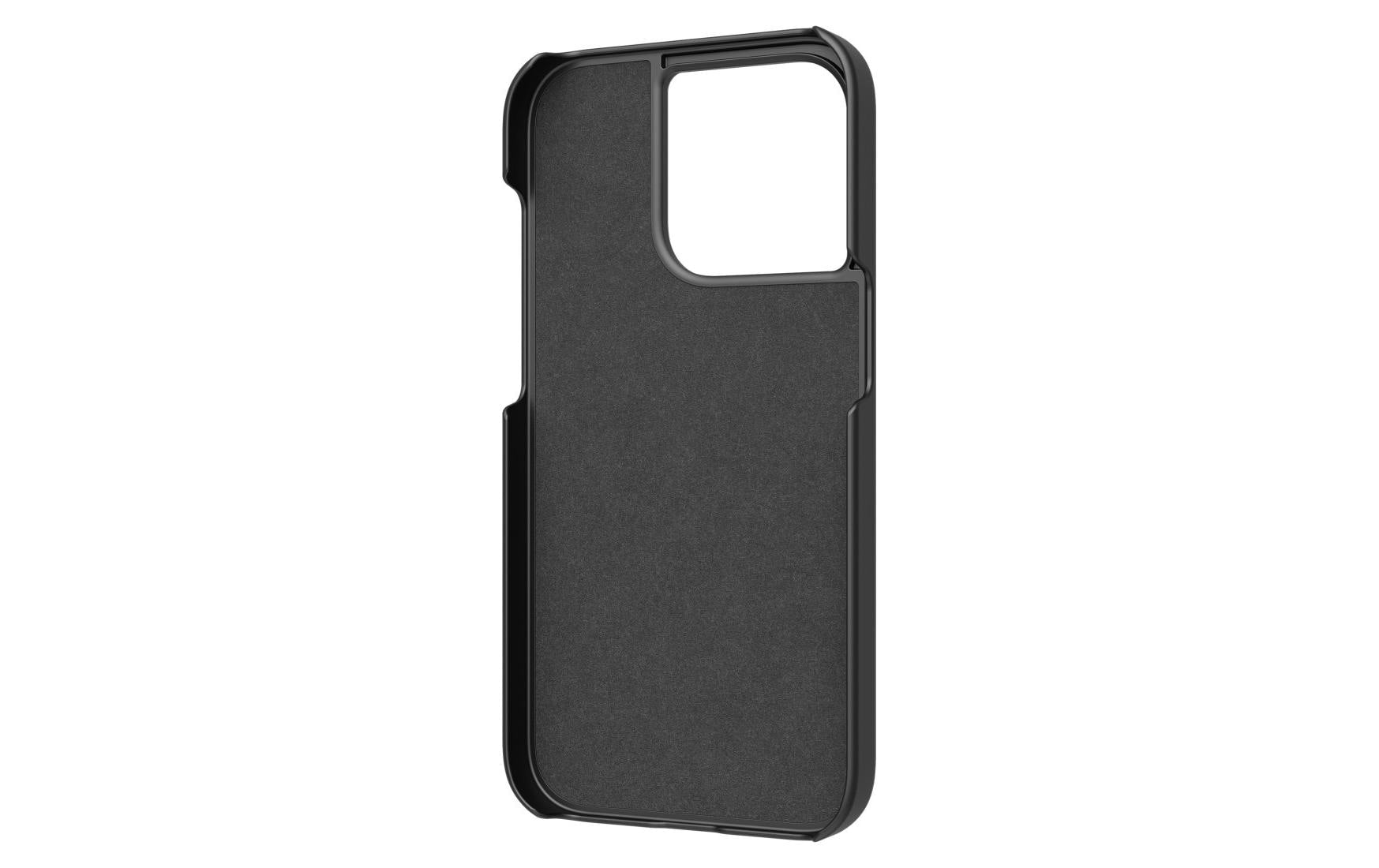 Black Rock Booklet-Hülle – für Apple iPhone 14 Pro – schwarz – mit Kartenfach