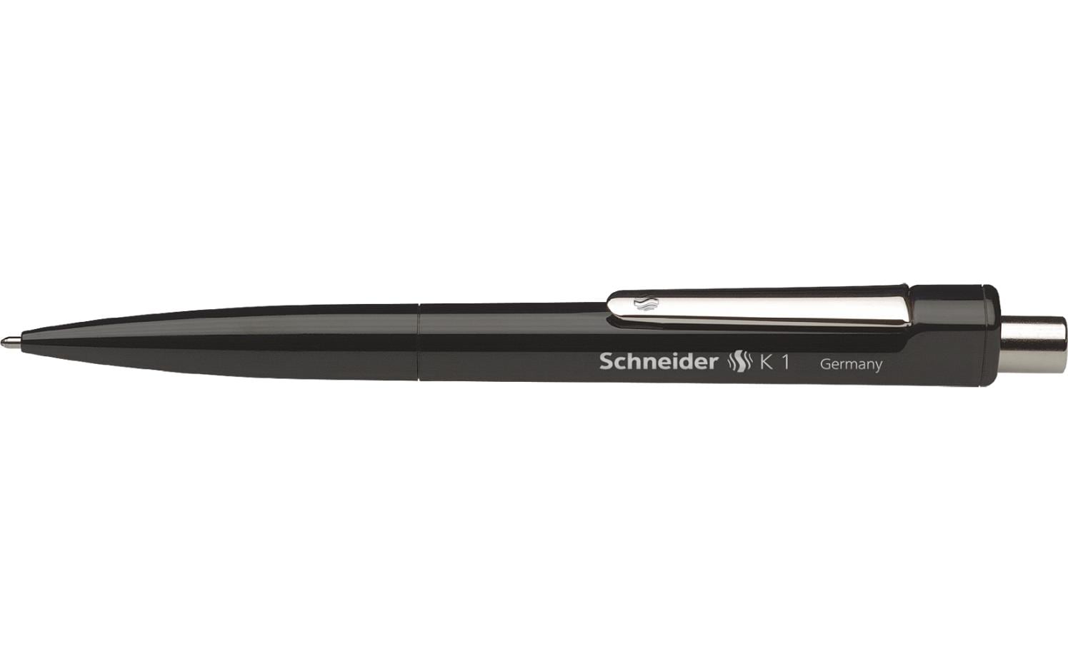 Schneider Schreibgeräte Schneider K1 Kugelschreiber – 20er Pack, Schwarz, Mittel, nachfüllbar