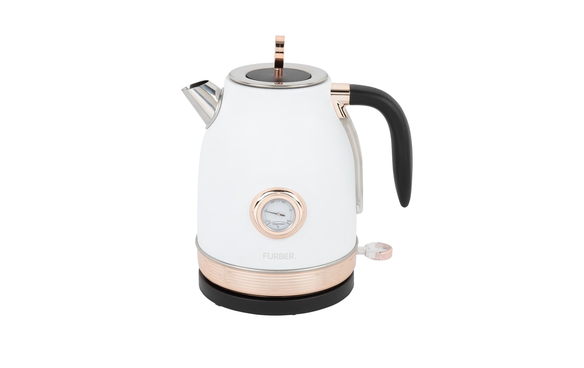 Furber. Furber Wasserkocher – 1,7 l, Edelstahl, Roségold