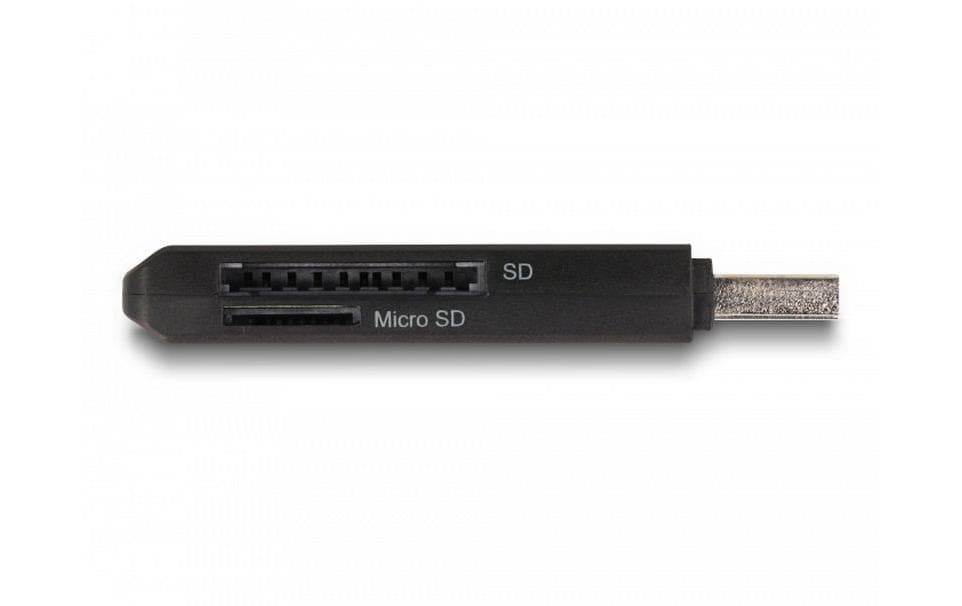 DeLOCK 91002 Kartenleser – SD, microSD (SDHC/SDXC) – USB‑A 3.2 Gen 1 – 5 Gbit/s