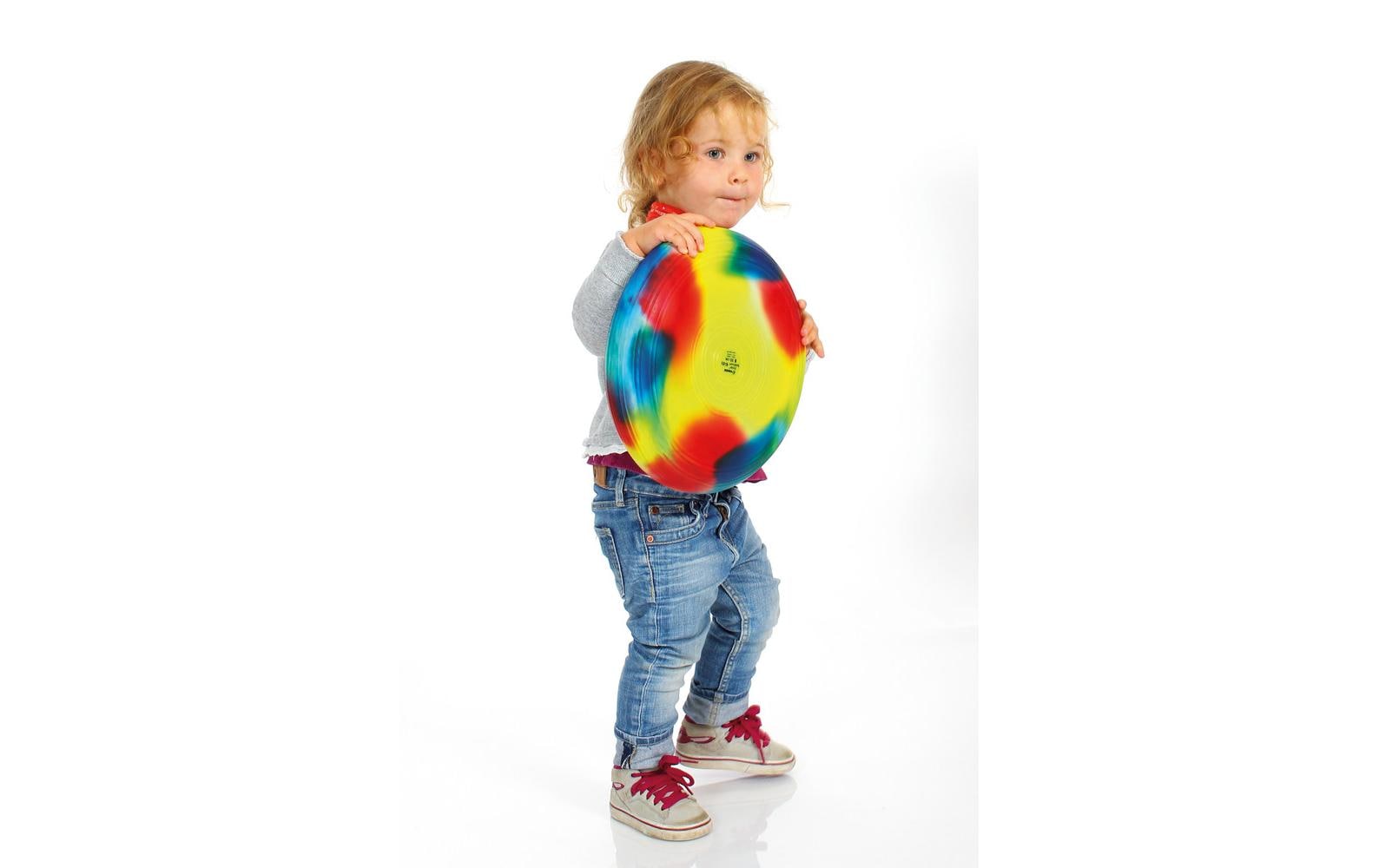 TOGU Balancekissen – Durchmesser 35 cm, Luft, rund, Handpumpe, türkis, für Stuhl