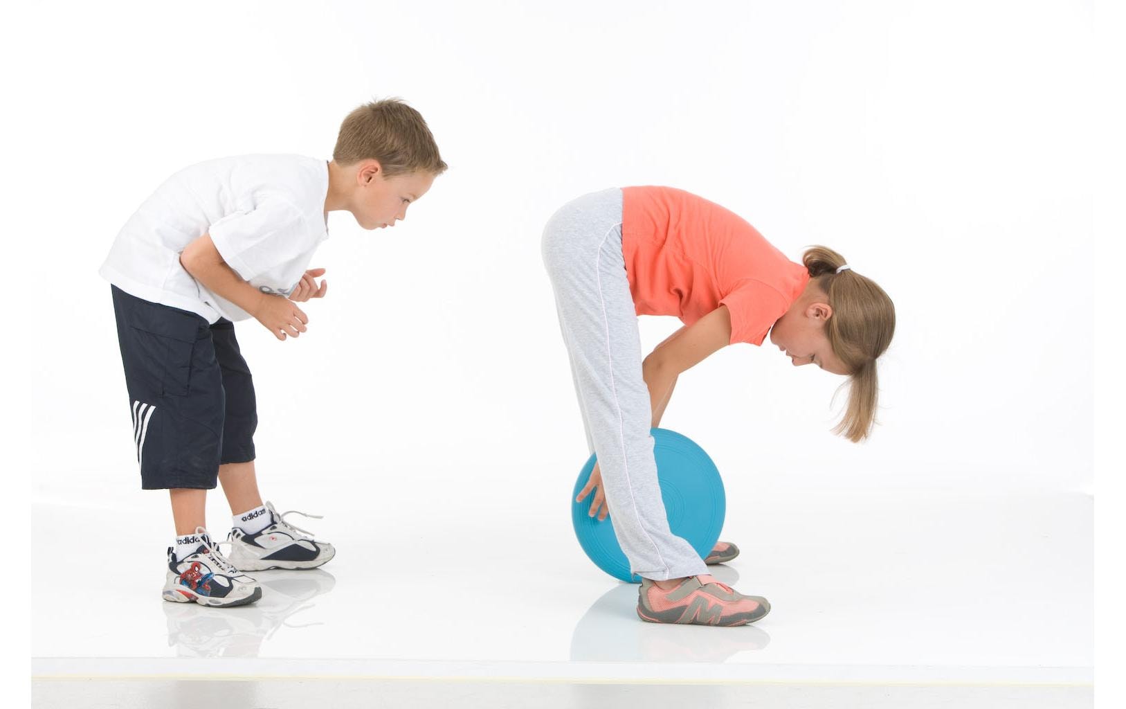 TOGU Balancekissen – Durchmesser 35 cm, Luft, rund, Handpumpe, türkis, für Stuhl