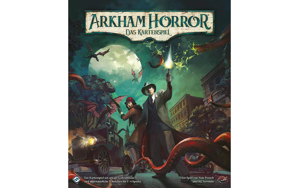 Fantasy Flight Games Arkham Horror: Das Kartenspiel Grundspiel – Kartenspiel, 1–4 Spieler, ab 14 Jahren, 45 Min