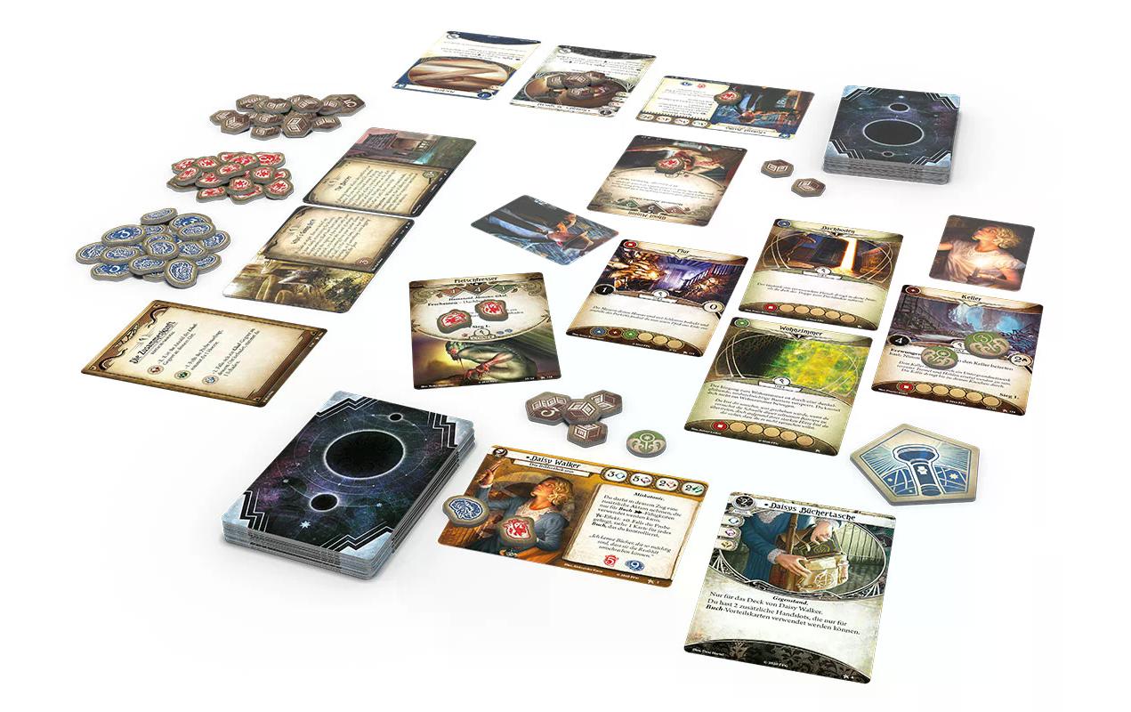 Fantasy Flight Games Arkham Horror: Das Kartenspiel Grundspiel – Kartenspiel, 1–4 Spieler, ab 14 Jahren, 45 Min