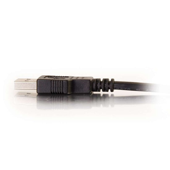 C2G USB-A Verlängerungskabel (Stecker auf Buchse) – USB 2.0 (480 Mbit/s) – 3 m – Schwarz
