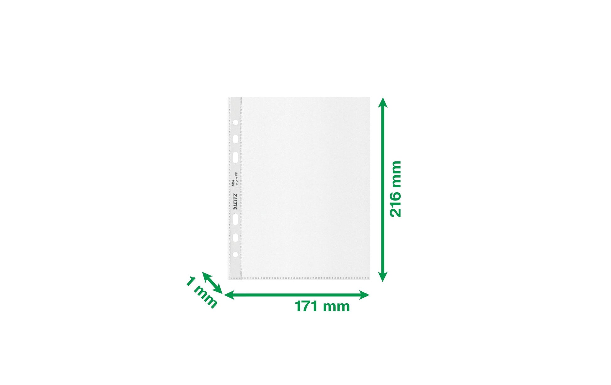 Leitz Sichtmappe A5 – transparent, Polypropylen
