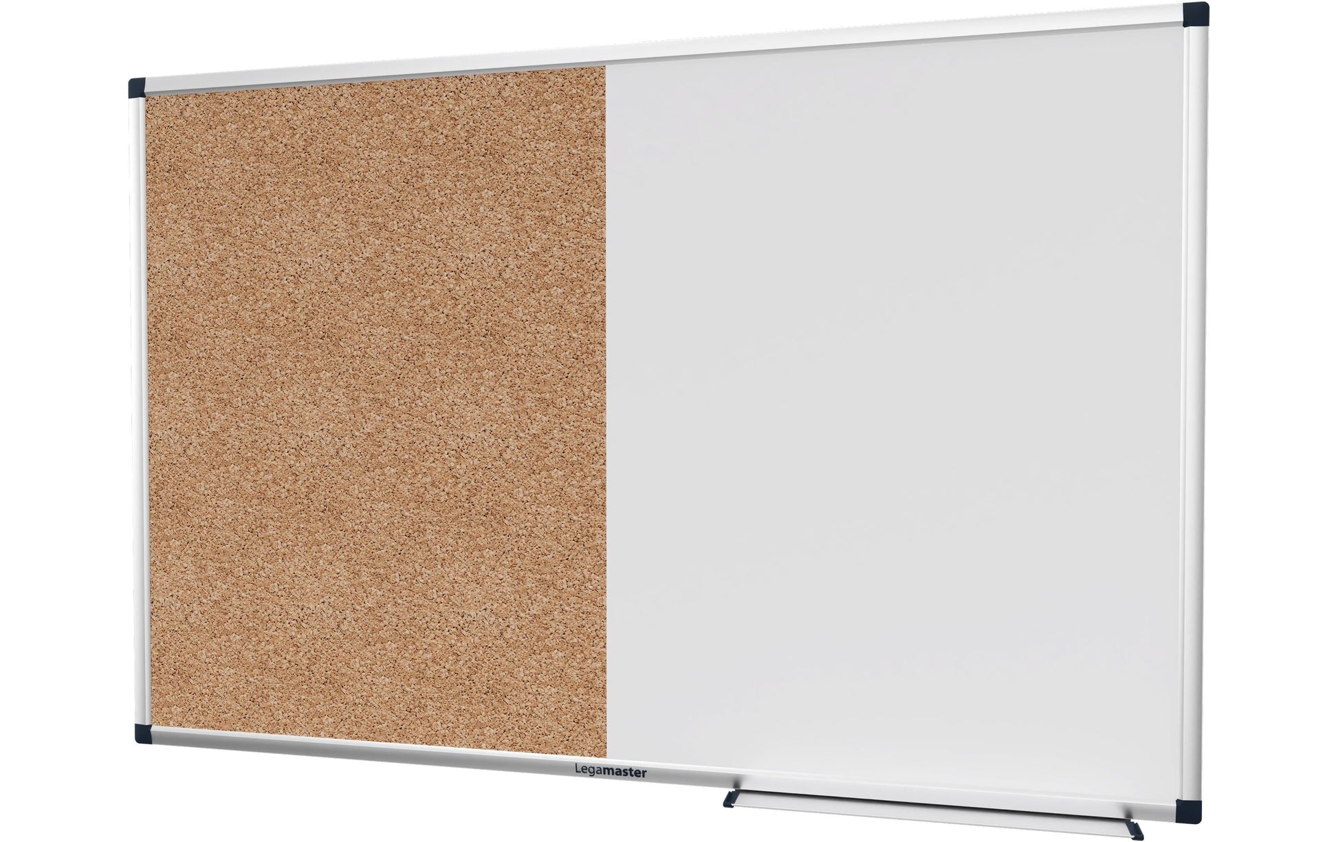 Legamaster Whiteboard – 90 × 60 cm, lackierter Stahl, magnetisch, Aluminiumrahmen, Wandmontage, inkl. Stiftablage