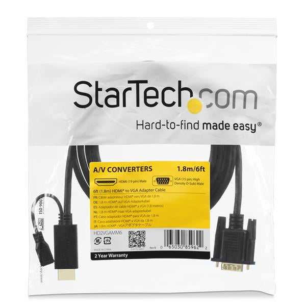 StarTech.com HDMI auf VGA Adapter – 91,4 cm