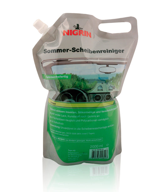 Nigrin Glasreiniger Lemon – für Windschutzscheibe – 3 l