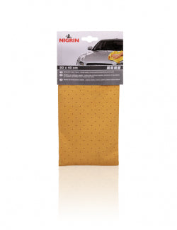 Nigrin Mikrofasertuch schnelltrocknend – gelocht – 50 × 40 cm – Gelb