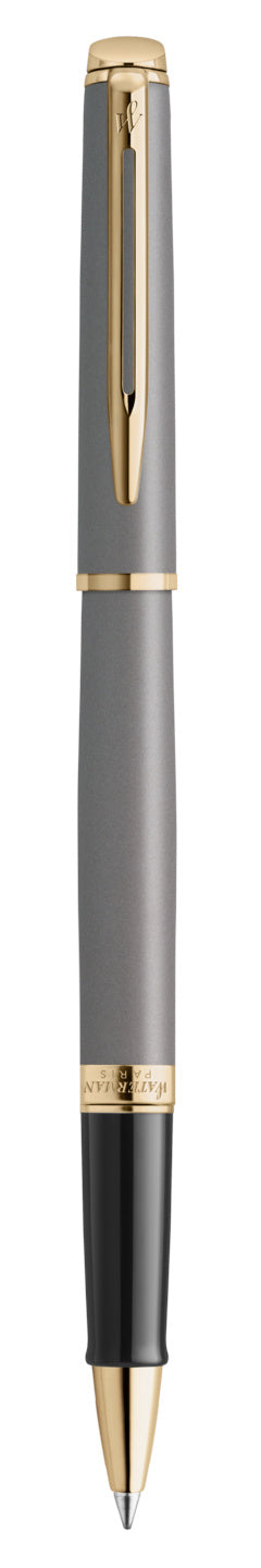 Waterman Hémisphère Understated Edition Metallgrau – Tintenroller mit Kappe
