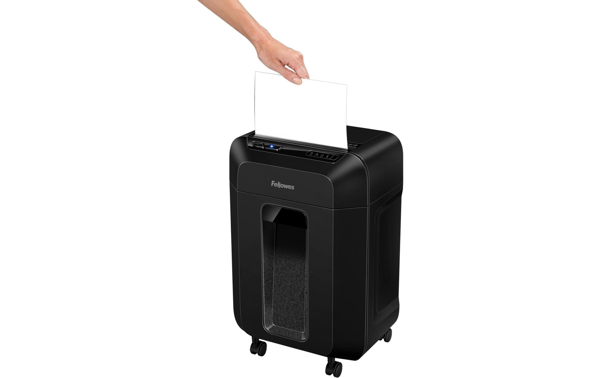 Fellowes AutoMax 80M – Aktenvernichter, DIN P-4, Partikelschnitt 4 × 12 mm, 80 Blatt, 17 l