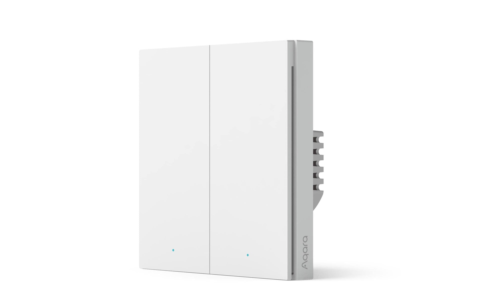Aqara H1 – Smart-Taster – Zigbee, 2 Tasten, mit Neutralleiter – für Apple HomeKit, Amazon Alexa