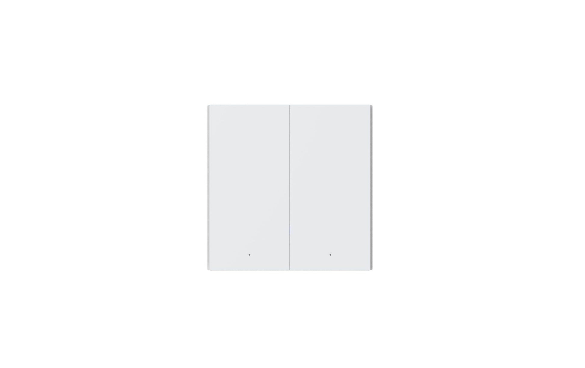 Aqara H1 – Smart-Taster – Zigbee, 2 Tasten, mit Neutralleiter – für Apple HomeKit, Amazon Alexa