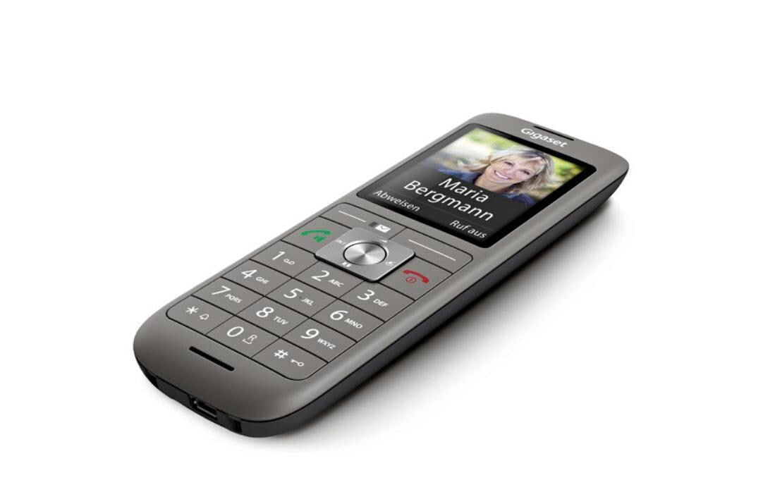 Gigaset CL660 HX – DECT-Telefon mit Basis, 2,4", freisprechen, anthrazit