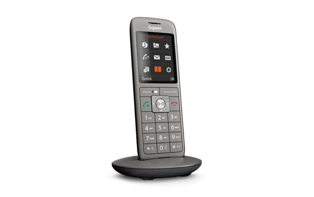 Gigaset CL660 HX – DECT-Telefon mit Basis, 2,4", freisprechen, anthrazit