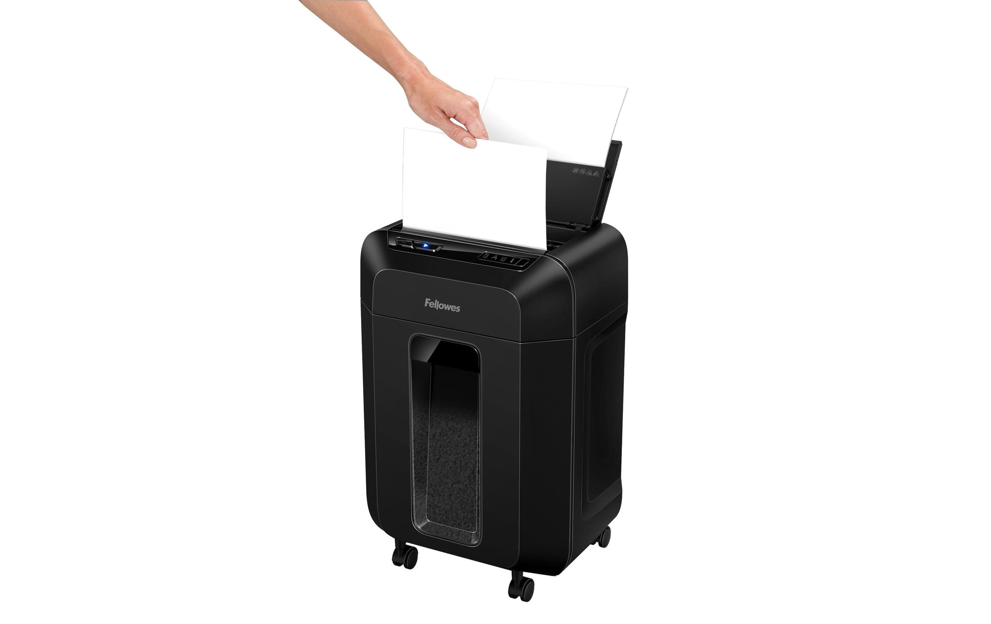 Fellowes AutoMax 90M – Aktenvernichter, DIN P-4, Partikelschnitt 4 × 12 mm, 90 Blatt, 17 l