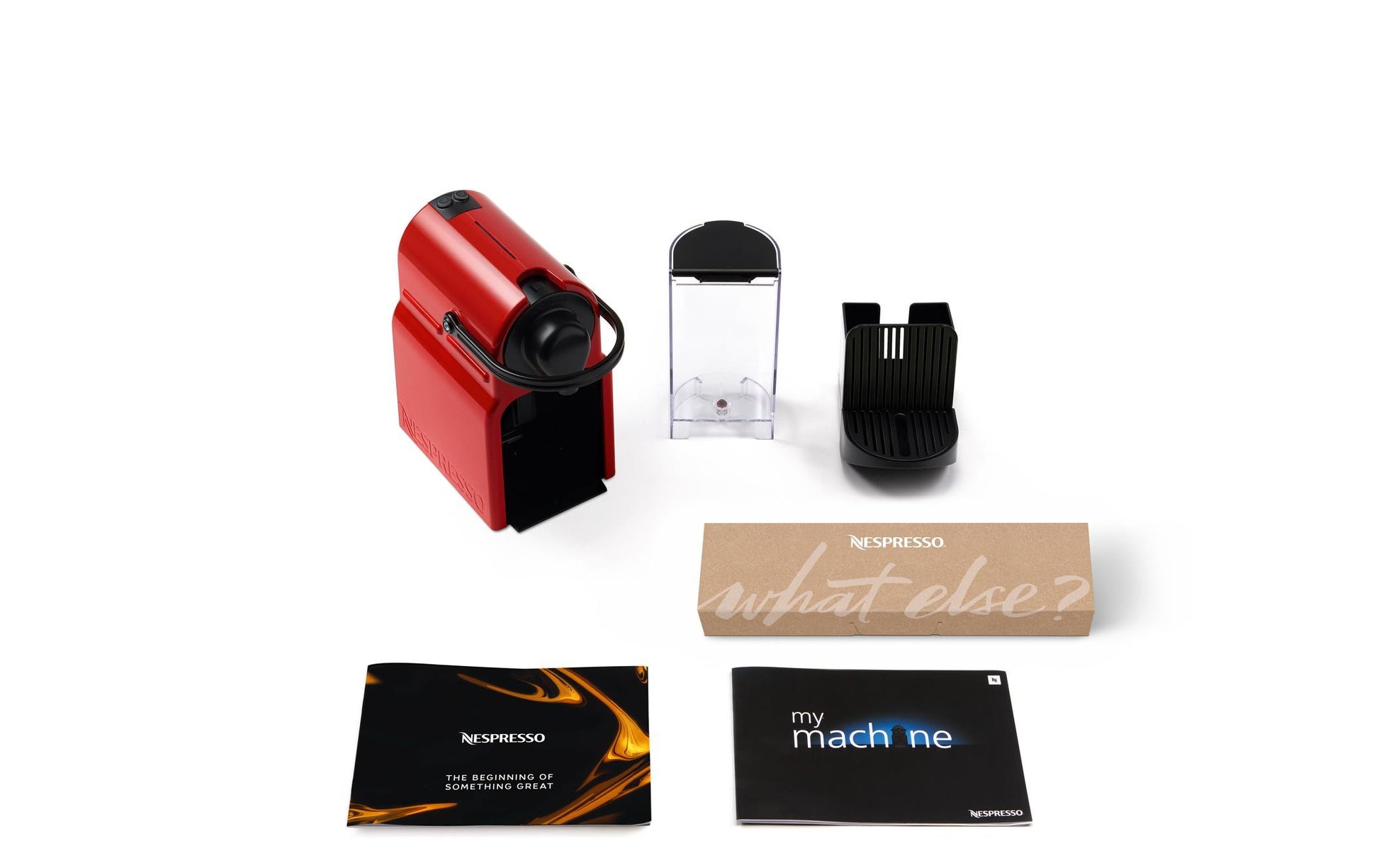 Krups Inissia XN1005 Kapselmaschine – für Nespresso-Kapseln, 19 bar, 0,7 l, Rot