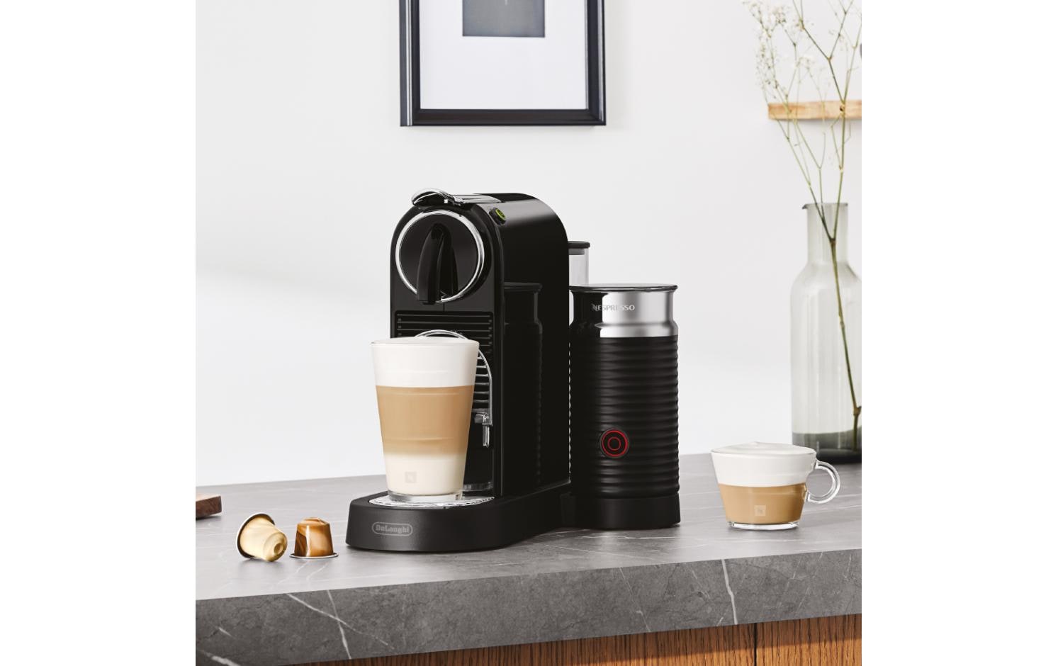 De’Longhi Citiz EN267 Kapselmaschine – für Nespresso-Kapseln, 19 bar, 1 l, Schwarz