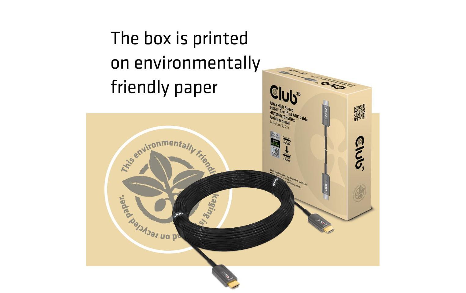 CLUB3D Club 3D HDMI-Kabel, Schwarz