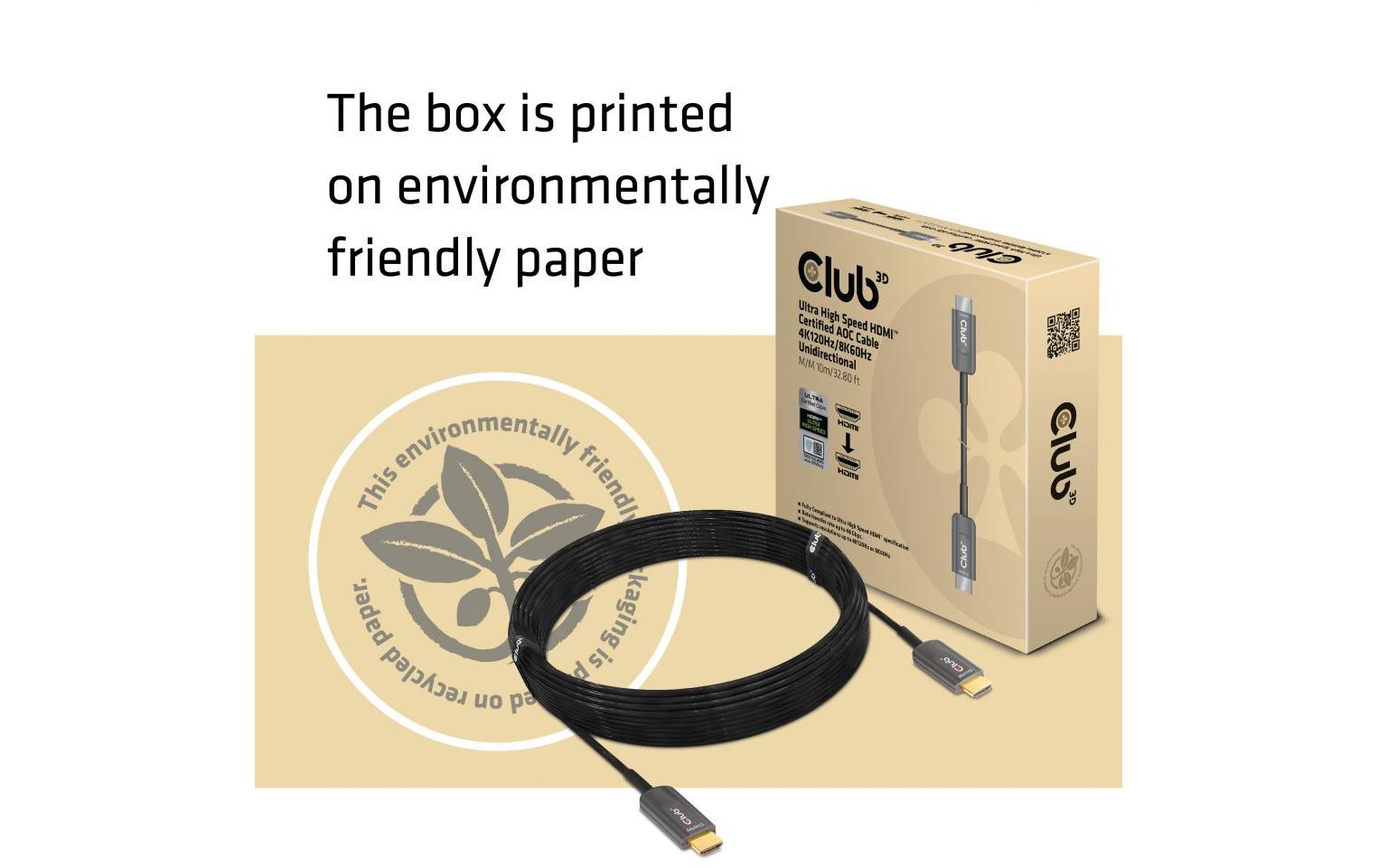 CLUB3D Club 3D HDMI-Kabel, Schwarz, CAC-1376, 1 Stück