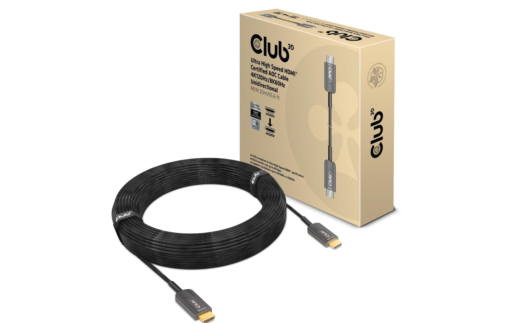 CLUB3D Club 3D HDMI-Kabel, Schwarz